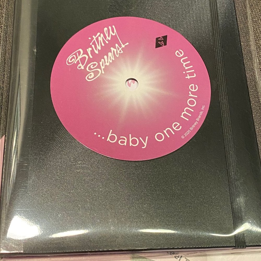 BRITNEY SPEARS LOOT CRATE VINYL RECORD NOTEBOOK